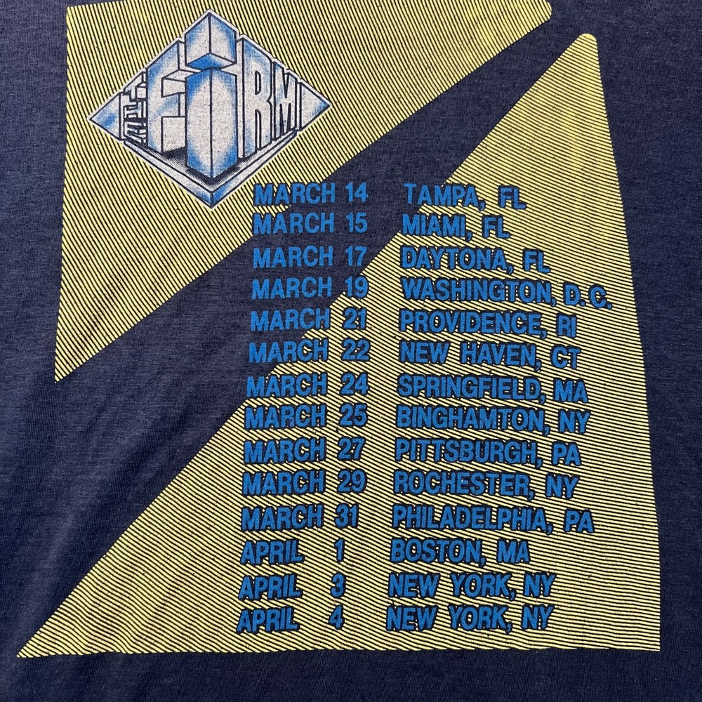 Vintage 80s Jimmy Page The Firm Tour T-Shirt - Picture 12 of 16